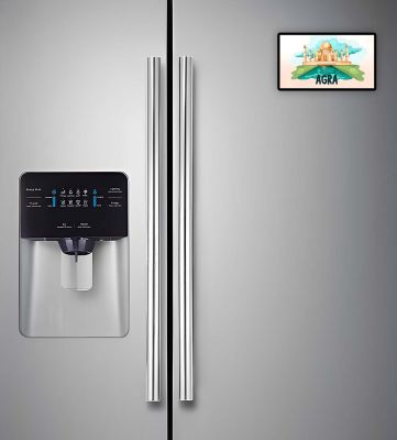 Agra Fridge Magnet Souvenir Gift for Tourist Kitchen Decoration Refrigerator Door Decor Sticker  Magnet for Refrigerator Whiteboard, Kitchen, and Office (Design 1)